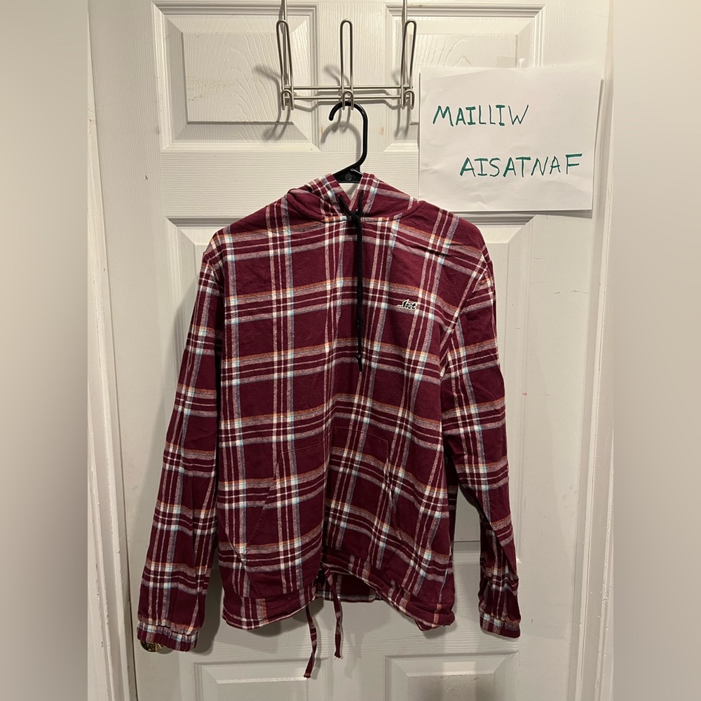Lost Plaid Hoodie